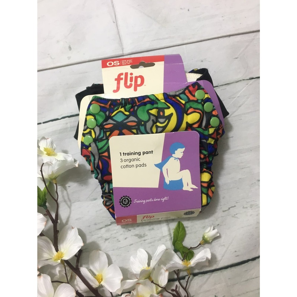 BumGenius Flip Cloth Trainer Top Hat Chelsea Perry Tiny Traveler Collection NIP